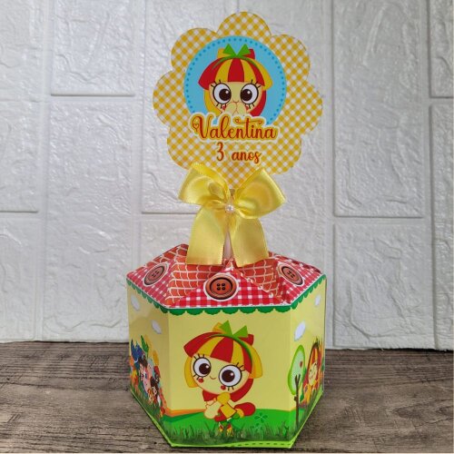 10 Centros de Mesa Personalizado Sítio do Picapau Amarelo Emilia