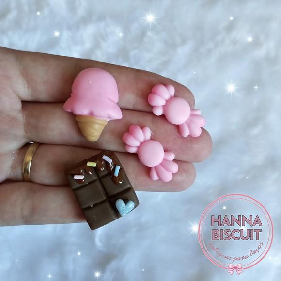 Kit Doçura Rosa - Apliques para Laços
