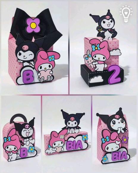 Kit Festa Personalizada Kuromi 1-25 Itens