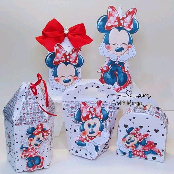 Kit Festa Personalizada Ratinha Retrô 1-25 Itens