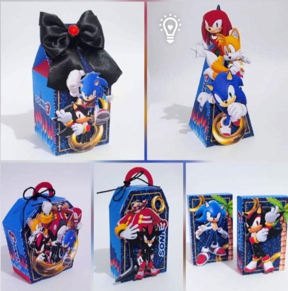 Kit Festa Personalizada Sonic 1-25 Itens