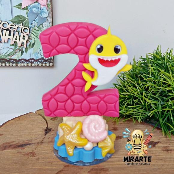 Vela de Biscuit Baby Shark