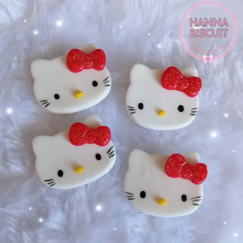 Kit Aplique Laço Gatinha Vermelha