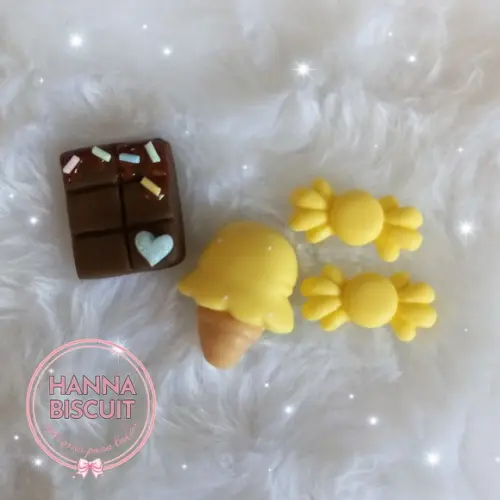 Kit Doçura Amarelo - Apliques para Laços