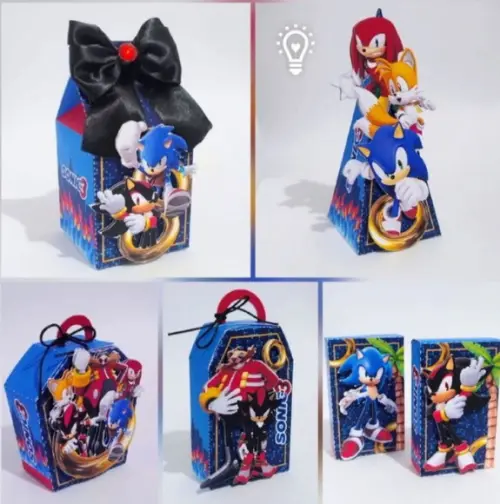 Kit Festa Personalizada Sonic 1-25 Itens