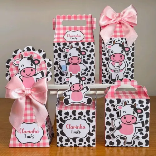 Kit Festa Personalizada Vaquinha 1-25 Itens