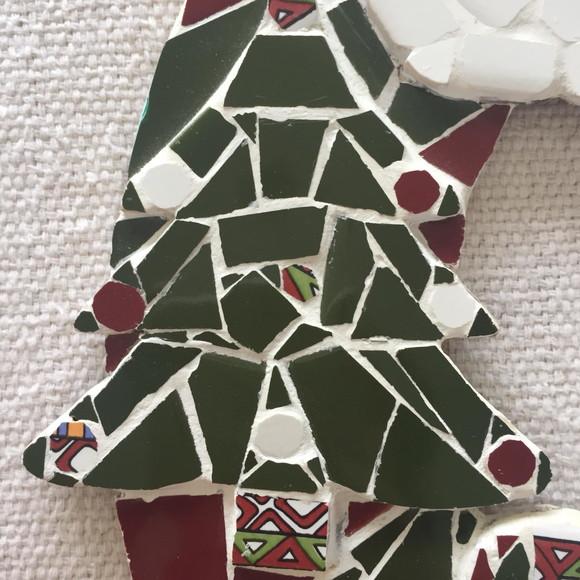 Guirlanda de Natal em mosaico