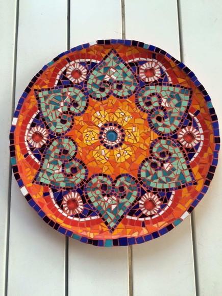 Mandala Colores Latinos em Fibrocimento para Área Externa