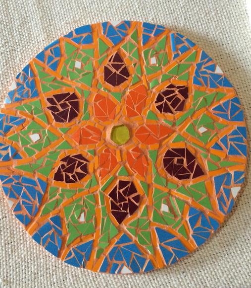 Mandalas em Mosaico Colorido