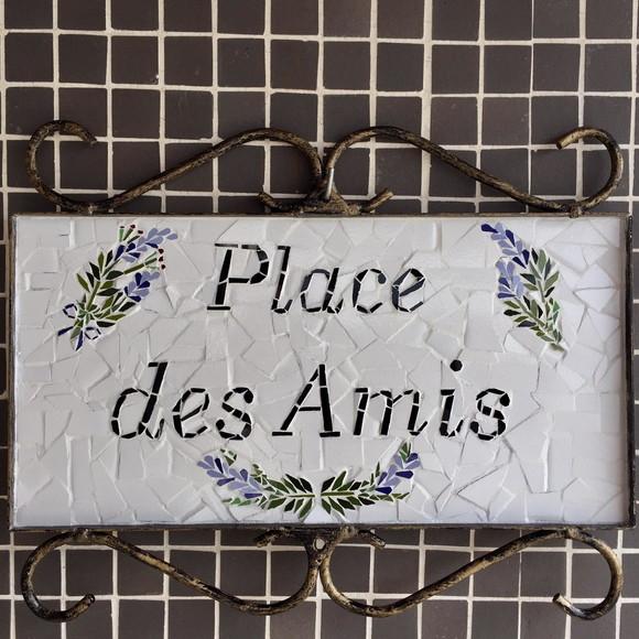 Placa Decorativa em Mosaico