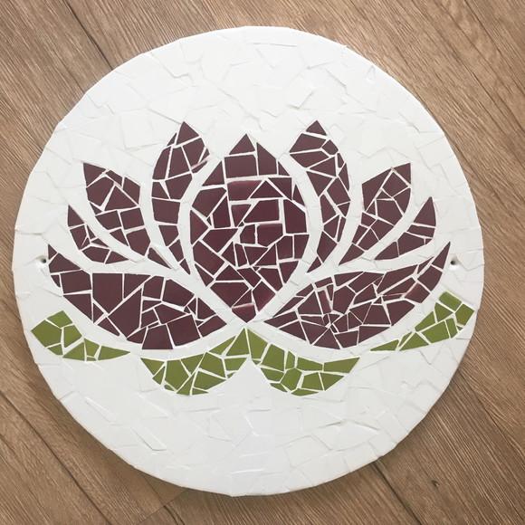 Placa Decorativa em Mosaico de Azulejo