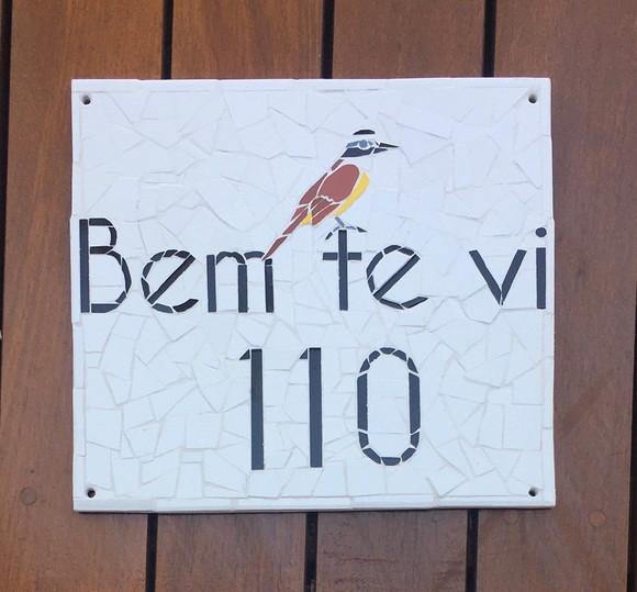 Placas de Sinalização em Mosaico