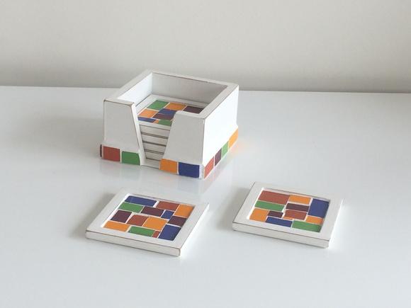 Porta Guardanapo e Descansos em Mosaico
