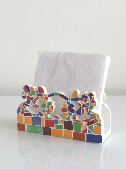 Porta Guardanapo e Descansos em Mosaico