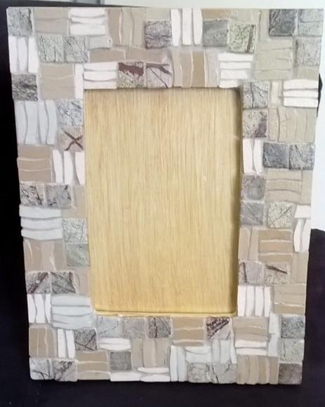 Porta retrato em mosaico cerâmico M