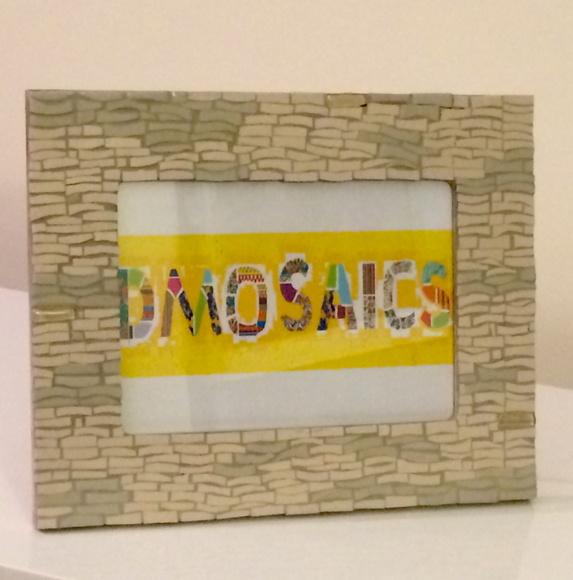 Porta retrato em mosaico cerâmico G