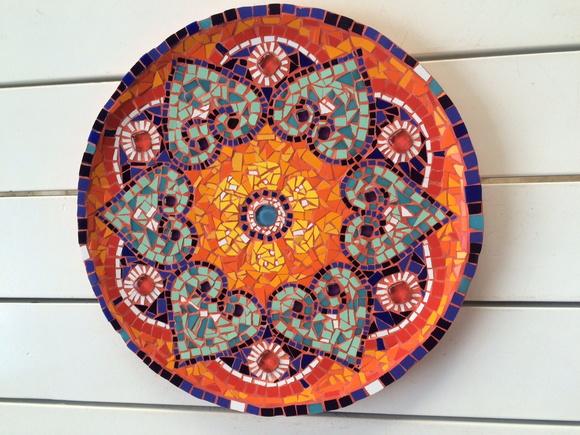 Prato em mosaico Colores Latinos