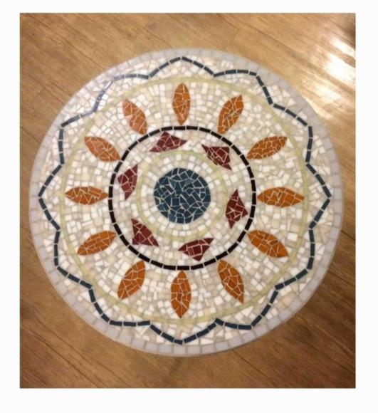 Tampo de Mesa em Mosaico