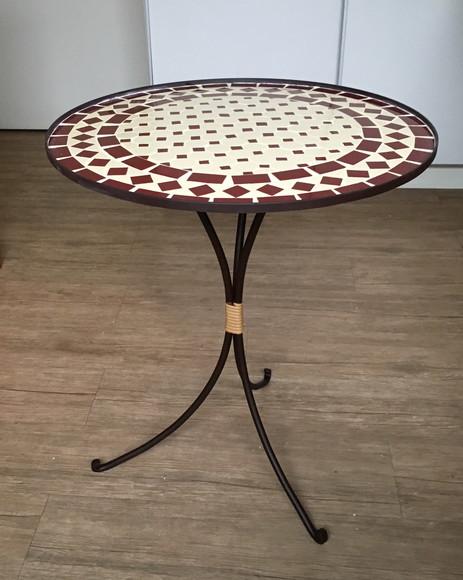 Tampo de Mesa em Mosaico Marroquino