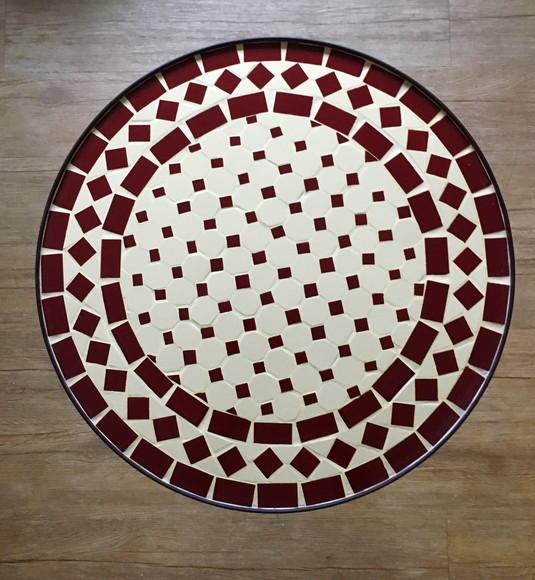 Tampo de Mesa em Mosaico Marroquino