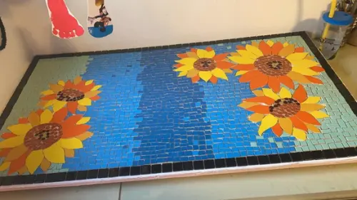 Aula de Mosaico Individuais, Online e ao Vivo