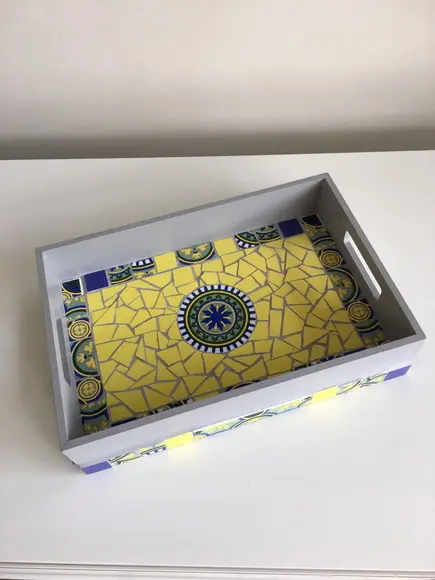 Bandeja para Café em Mosaico