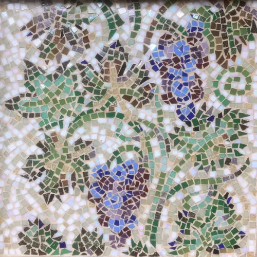 Centro de mesa em mosaico