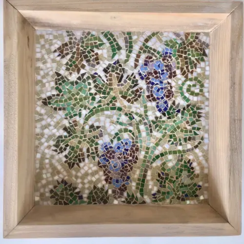 Centro de mesa em mosaico