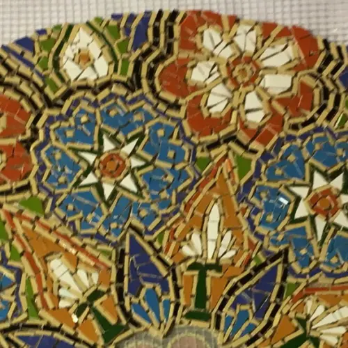 Mandala 50 cm em Azulejos