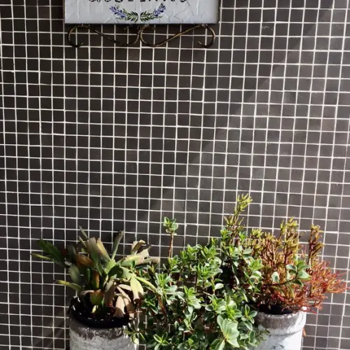 Placa Decorativa em Mosaico