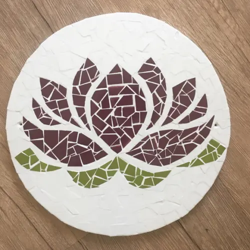 Placa Decorativa em Mosaico de Azulejo