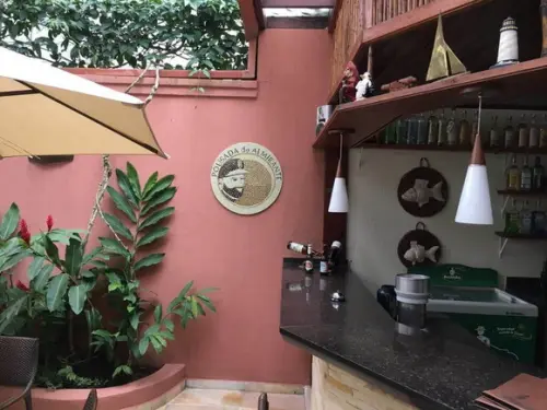 Placa para Pousada em Mosaico de Vidro
