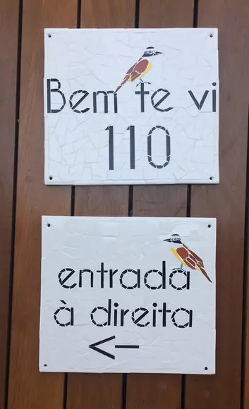 Placas de Sinalização em Mosaico