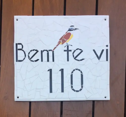 Placas de Sinalização em Mosaico