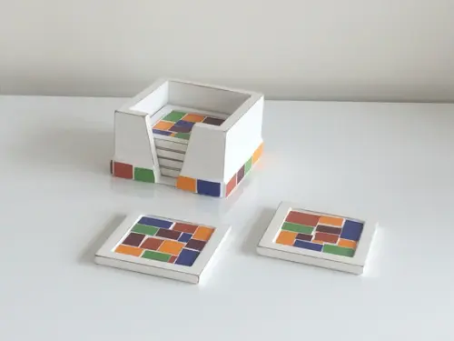 Porta Guardanapo e Descansos em Mosaico