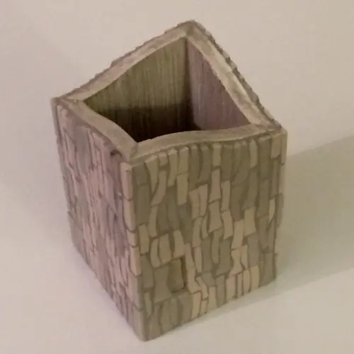 Porta Lápis e Canetas em Mosaico Cerâmico