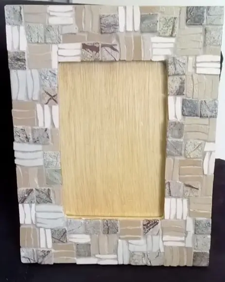 Porta retrato em mosaico cerâmico M