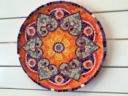 Prato em mosaico Colores Latinos