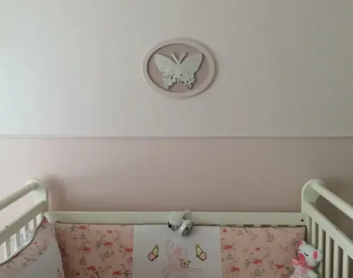 Quadro borboleta em mosaico de espelho