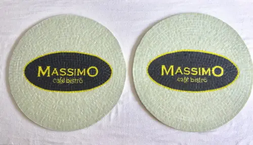 Tampo de mesa Bistrô em mosaico de vidro