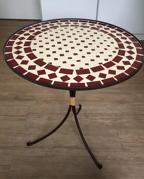 Tampo de Mesa em Mosaico Marroquino