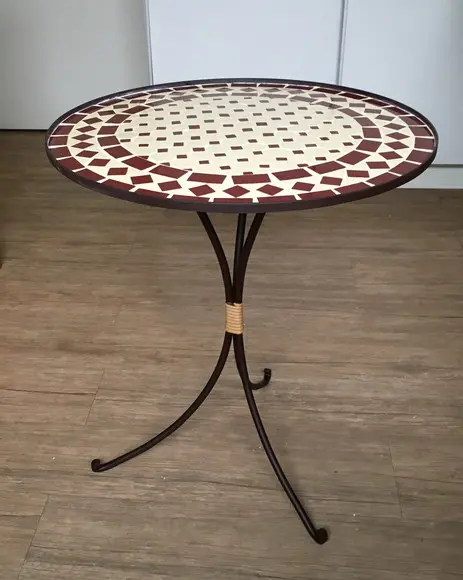 Tampo de Mesa em Mosaico Marroquino