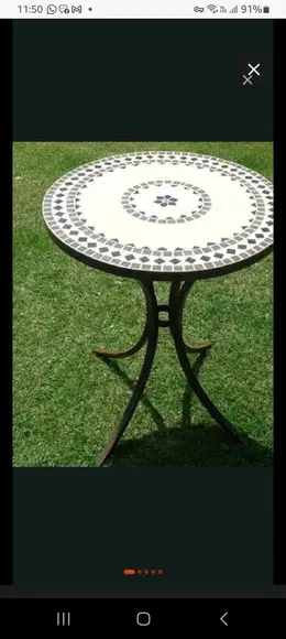 Tampo de Mesa em Mosaico Marroquino