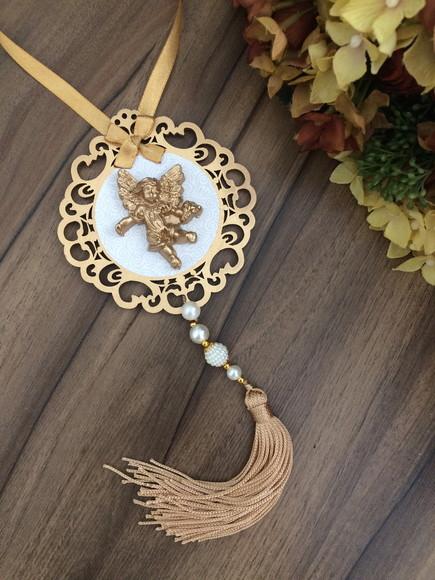 Lembrancinha Mandala de Porta Anjo da Guarda