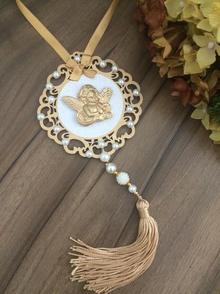 Lembrancinha Mandala de Porta Anjo da Guarda