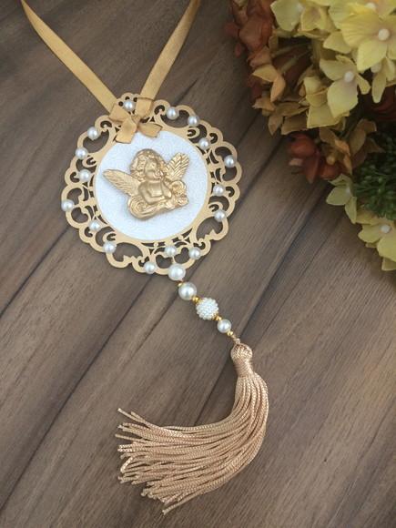 Lembrancinha Mandala de Porta Anjo da Guarda