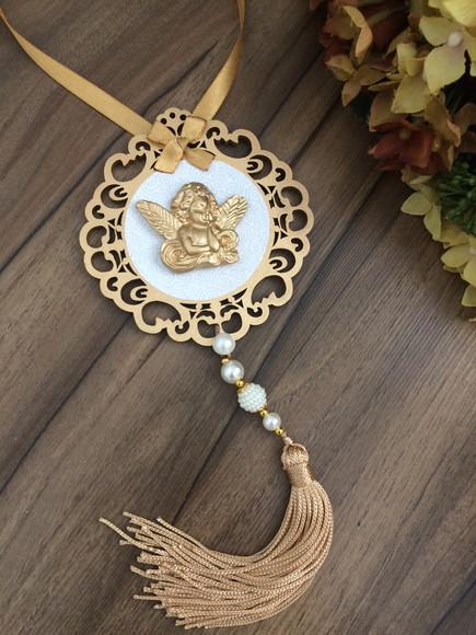 Lembrancinha Mandala de Porta Anjo da Guarda