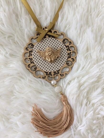 Lembrancinha Mandala de Porta Anjo da Guarda