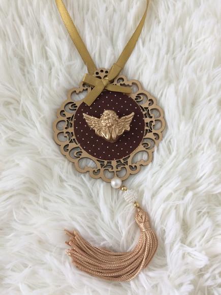 Lembrancinha Mandala de Porta Anjo da Guarda