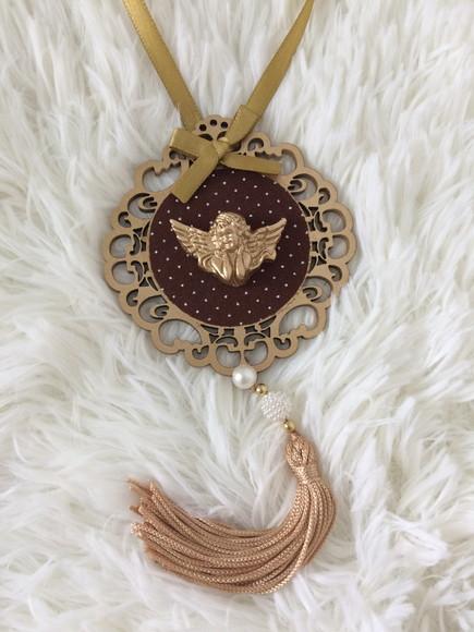 Lembrancinha Mandala de Porta Anjo da Guarda